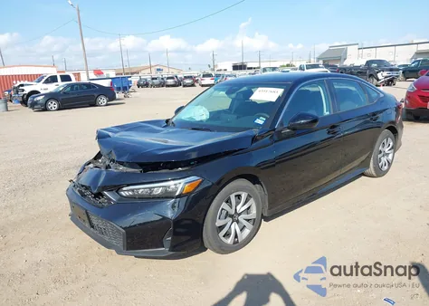 2025 Honda Civic Lx z USA, uszkodzony, nr VIN 2HGFE2F26SH600988